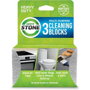 image:imageEarthStone MultiPurpose Cleaning Block For Kitchens Bathrooms Tools and More Made in the USA 3Pack1 Ounce Pack of 1