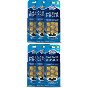 image:imageGlisten Garbage Disposer Freshener Sink Disposal Odor Eliminator Quick and EasytoUse Lemon Scent 30 Capsules Total10 Count Pack of 6