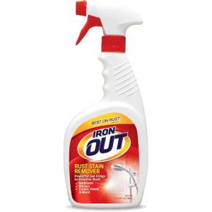image:imageIron OUT Rust Stain Remover Spray Gel Remove Rust Stains in Bathrooms Kitchens Laundry and Outdoors Made in the USA 24 Ounces24 Fl Oz Pack of 1
