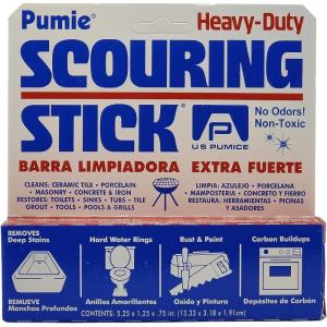 image:imagePUMIE Pumice Scouring Stick for Cleaning Toilet Rings Stain amp Hard Water Rings Tough Bathroom Pools amp Tubs Extra Strong Heavy Duty Pumice Stone for Toilet Cleaning Rust Grills amp Ovens Pack of 1218 Count Pack of 1