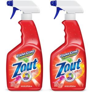 image:imageZout Laundry Stain Remover Spray Triple Enzyme Formula Removes the Toughest Stains Made in the USA 22 Ounce Bottles 2PackLiquid Spray