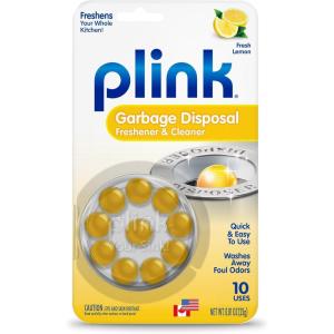 image:imagePlink Garbage Disposal Cleaner Freshener amp Odor Removing Balls Easy to Use Fresh Lemon Scent 40 CountLemon